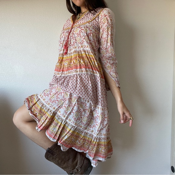 Matta Nitika Nima ~ 70’s Inspired Quilt Dress - Picture 7 of 7
